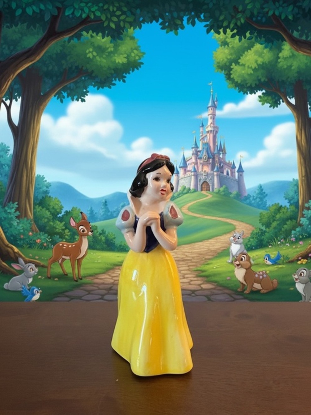 Vintage Disney Snow White Ceramic Figurine